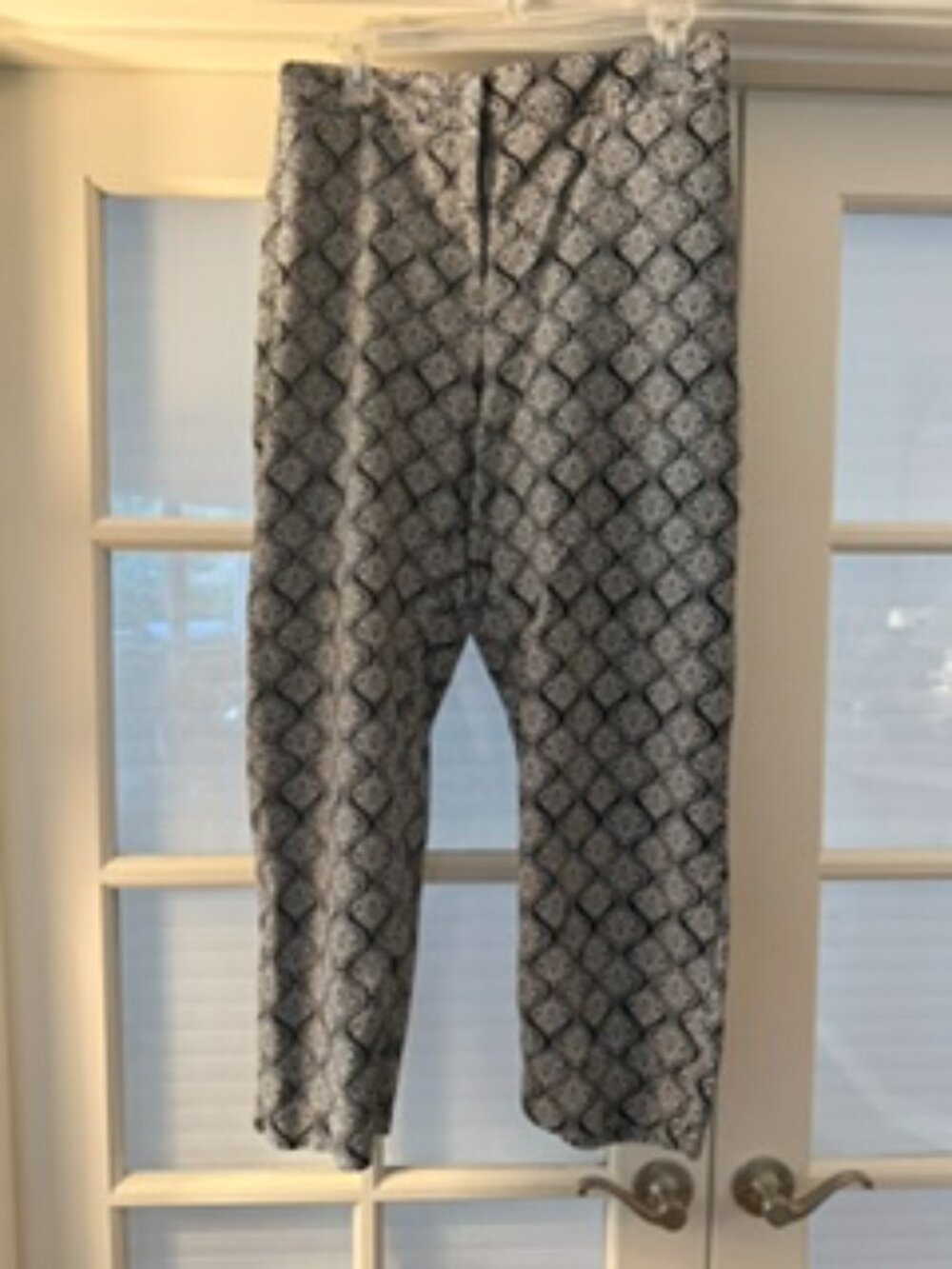 Charter Club Paisley Print Blk/White Pants